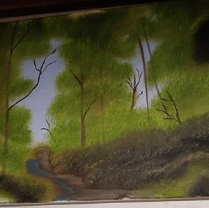 Serene Forest Pathway Art Print
